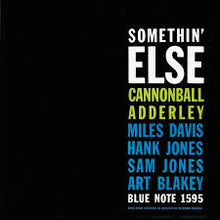 Load image into Gallery viewer, Adderley, Cannonball - Somethin' Else (Blue Note Essential Vinyl Series) (LP)