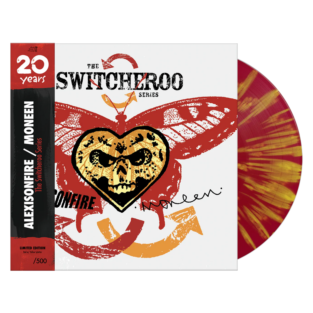 Alexisonfire/Moneen - Switcheroo Series (20th Anniversary Red w/Yellow Splatter LP)