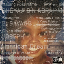 Load image into Gallery viewer, 21 Savage - American Dream (2LP/clear red vinyl) (LP)

