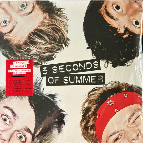 5 Seconds Of Summer	- 5 Seconds of Summer (10th) (red vinyl w/2 bonus)