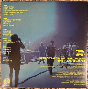 King Gizzard & the Lizard Wizard - Live in Las Vegas '24 (3LP-blue, red and yellow splattered vinyl)