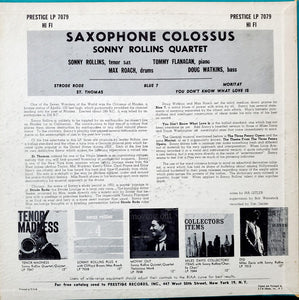 Sonny Rollins - Saxophone Colossus (Lp)