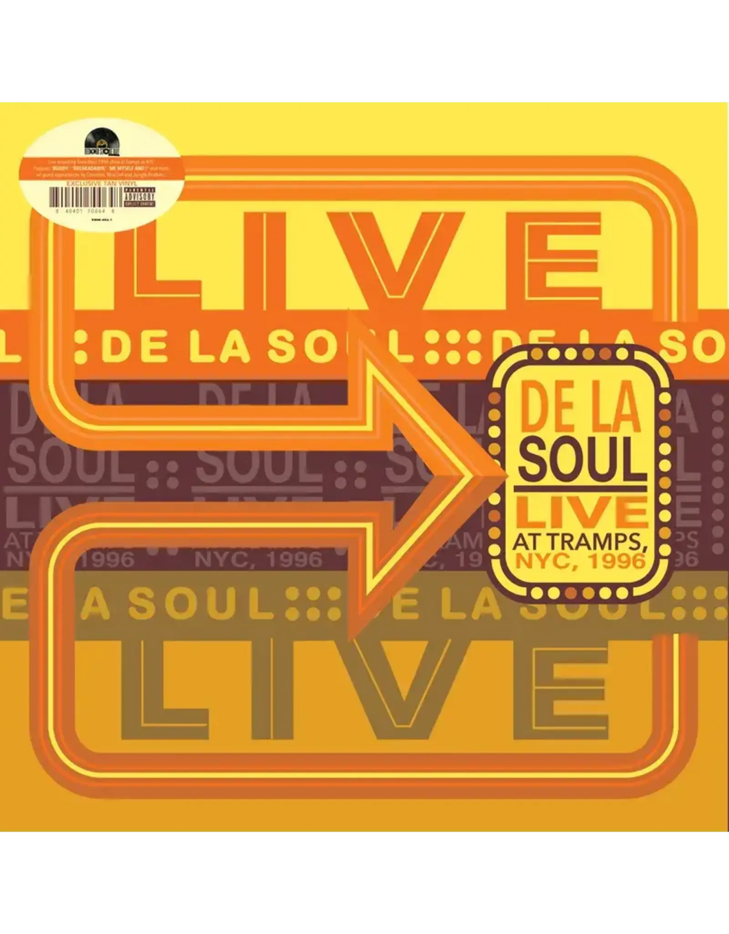 De La Soul- 2024RSD - Live At Tramps, NYC, 1996 (coloured vinyl)