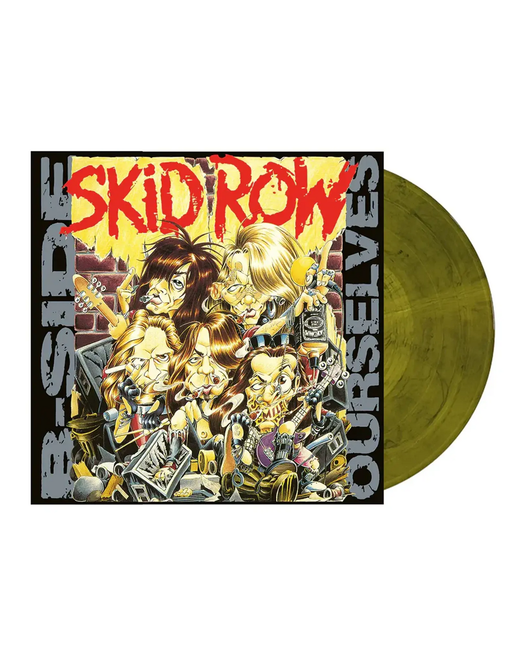Skid Row -  2023BF - B-Side Ourselves EP (yellow & black marble 12