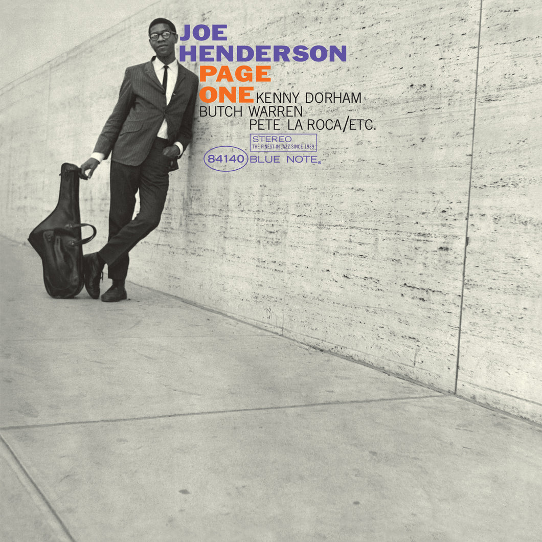 Joe Henderson-Page One