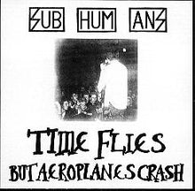 Load image into Gallery viewer, Subhumans - Time Flies + Rats (Limited Edition Red LP)
