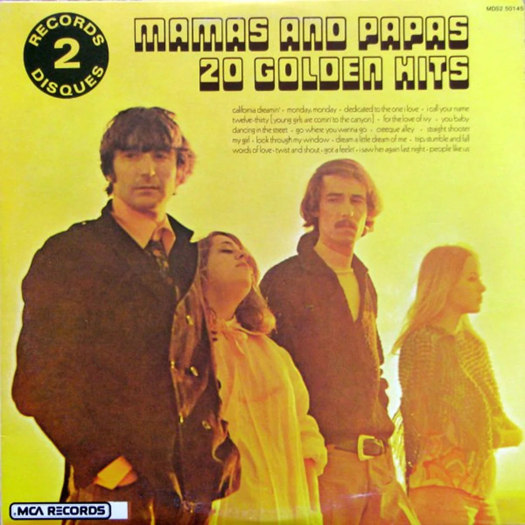 Mamas and Papas - 20 Golden Hits (USED 2LP)