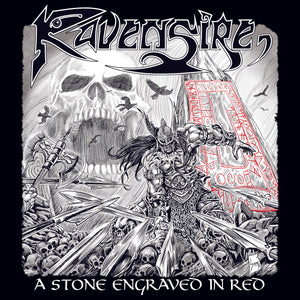 Ravensire-A Stone Engraved In Red