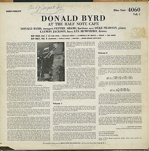 Donald Byrd -  At The Half Note  (LP) Tone Poet Series