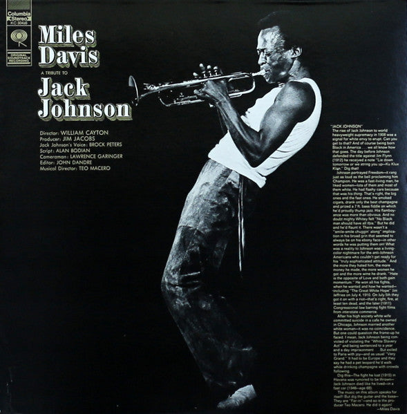 Miles Davis - A Tribute To Jack Johnson  (Lp)
