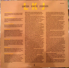 Load image into Gallery viewer, KWESI JOHNSON,LINTON - MAKING HISTORY (LP/RSD EXCLUSIVE)
