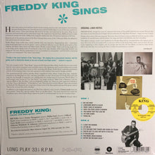 Load image into Gallery viewer, Freddy King - Sings  (LP)

