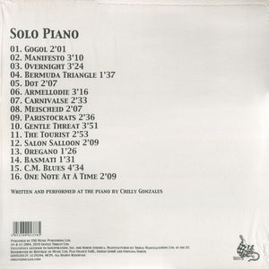 Chilly Gonzales - Solo Piano  (LP)